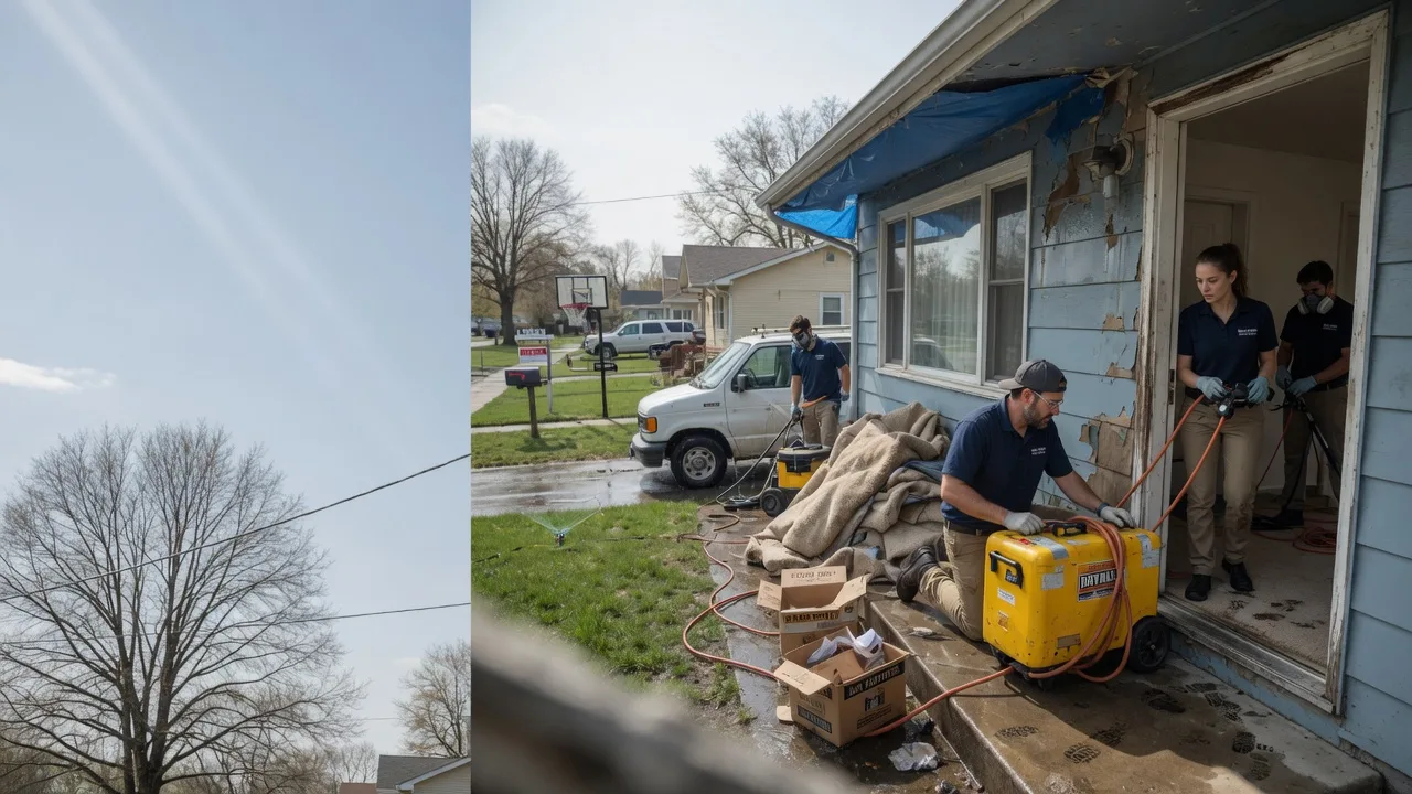 Basement Flood Cleanup in Olympia Fields, IL near me